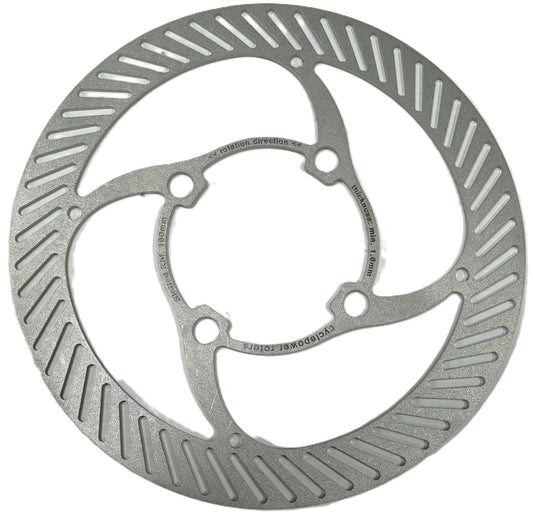 Slotted disc brake rotor Rohloff®